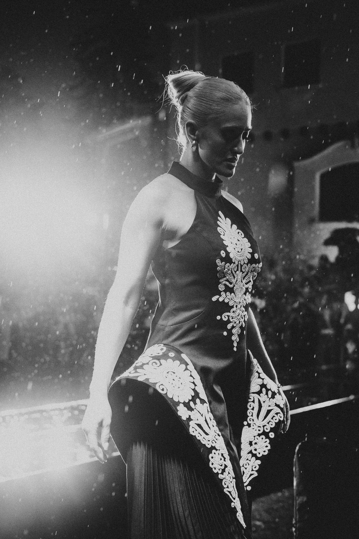 Kati Szalai Diplomacy in Fashion look in black and ivory